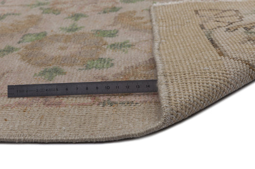 Atina Cream Classic Wool Handmade Area Rug 5'10" x 9'2"