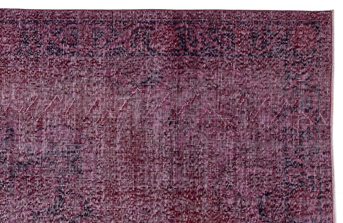 Atina Red Vintage Wool Handmade Area Rug 6'1" x 9'7"