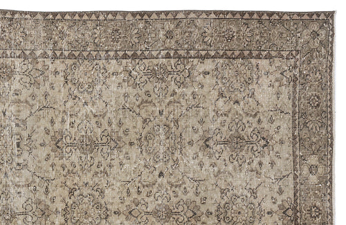 Atina 8775 Beige Vintage Wool Handmade Area Rug 5'7" x 9'5"