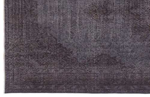 Atina 8929 Purple Vintage Wool Handmade Area Rug 5'1" x 9'1"