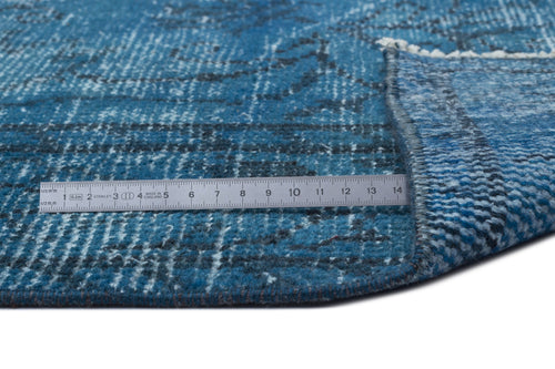 Atina Turquoise Vintage Wool Handmade Area Rug 6'0" x 9'5"