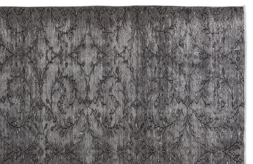 Atina Grey Vintage Wool Handmade Area Rug 5'4" x 9'1"
