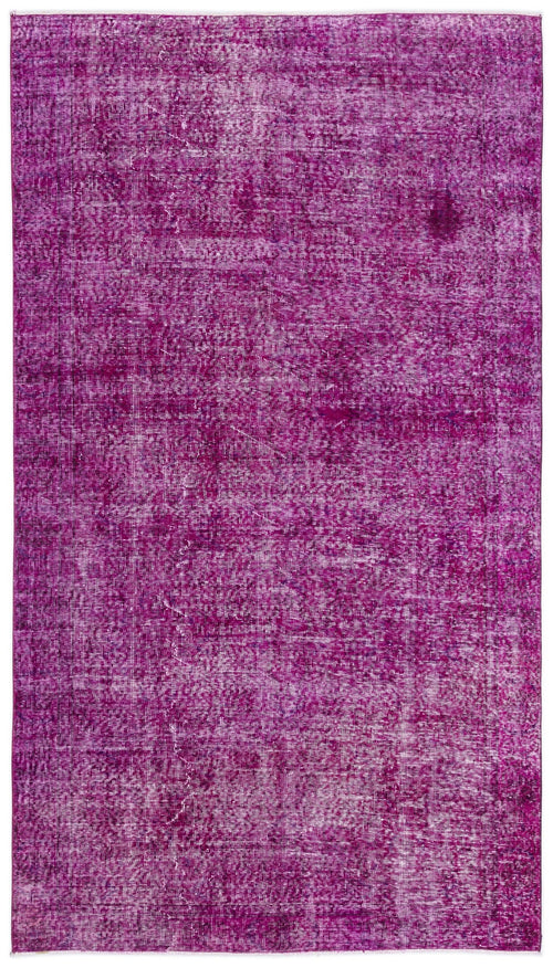 Atina Pink Vintage Wool Handmade Area Rug 5'3" x 9'3"