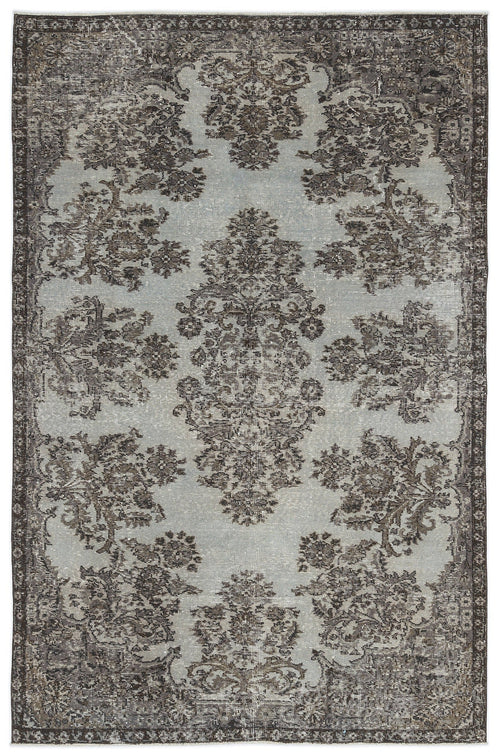 Atina 9503 Beige Vintage Wool Handmade Area Rug 5'5" x 8'3"