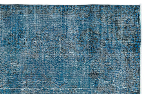 Atina 9593 Turquoise Vintage Wool Handmade Area Rug 5'10" x 9'3"