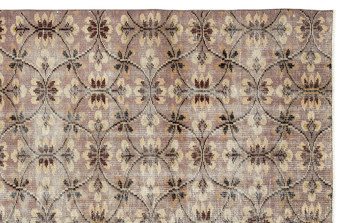 Atina 9679 Cream Vintage Wool Handmade Area Rug 5'11" x 9'7"