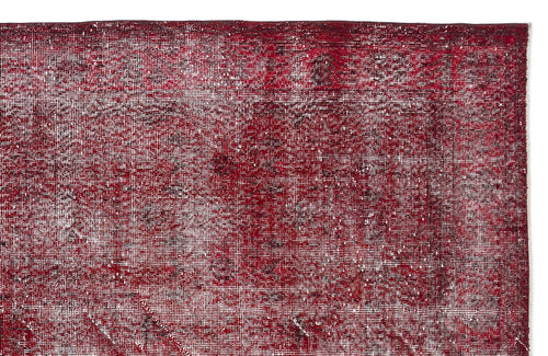 Atina Red Vintage Wool Handmade Area Rug 7'1" x 9'11"