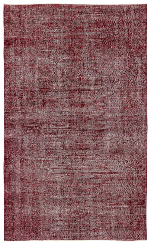Atina Red Vintage Wool Handmade Area Rug 6'1" x 10'0"