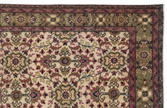 Atina Brown Frame Wool Handmade Area Rug 5'0" x 9'2"