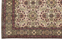 Atina Brown Frame Wool Handmade Area Rug 5'0" x 9'2"
