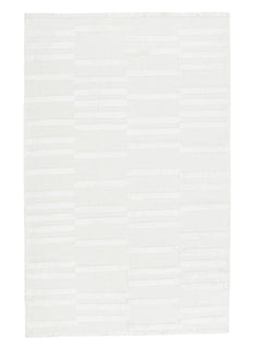 Modern Area Rug – Machine Made Cream Cotton Yarn Carpet for Living Room