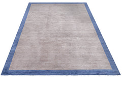 Natural Viscose Rug – Machine Made Carpet With Mink Frame & Axminster Weave
