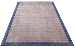 Natural Viscose Rug – Machine Made Carpet With Mink Frame & Axminster Weave