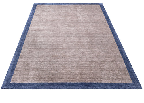 Natural Viscose Rug – Machine Made Carpet With Mink Frame & Axminster Weave