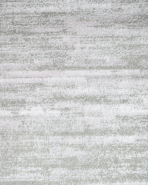 Modern Grey Area Rug – Durable Machine Made Acrylic Carpet with Fringed Edges