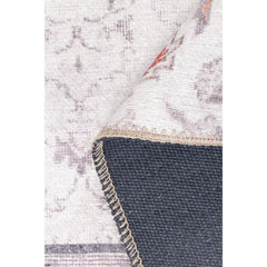 Pink Patchwork Area Rug – Washable Non Slip Cotton Soft Microfiber Carpet