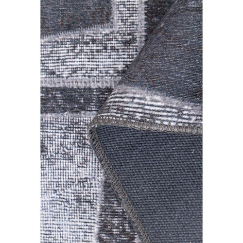 Digital Print Area Rug - Washable Non Slip Patchwork Cotton Area Rug for Living Room