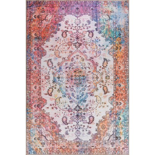 Lancaster Multy Medallion Cotton Digital Print Area Rug