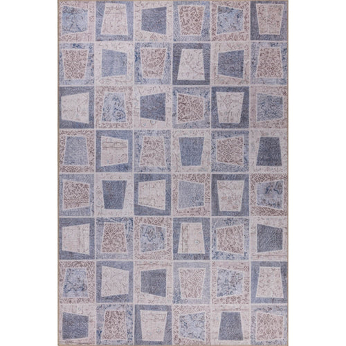Patchwork Area Rug | Soft Microfiber Washable Non Slip Decorative Floor Covering