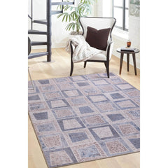 Patchwork Area Rug | Soft Microfiber Washable Non Slip Decorative Floor Covering