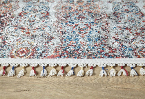 Grey Area Rug - Classic Digital Print Non Slip Washable Carpet for Living Room