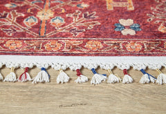 Miloslaw Red Modern Digital Print Area Rug