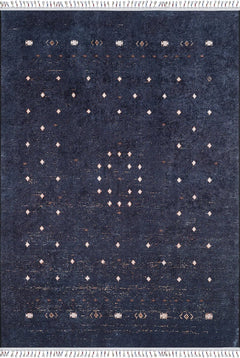 Modern Digital Area Rug – Black Antibacterial Non Slip Carpet for Living Room