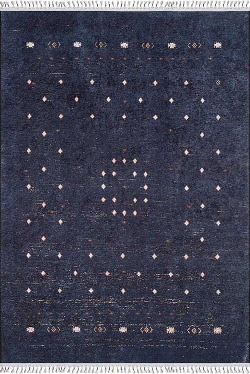 Modern Digital Area Rug – Black Antibacterial Non Slip Carpet for Living Room