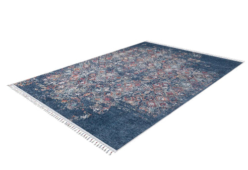 Kazimierz Blue Vintage Digital Print Area Rug