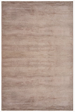 Modern Viscose Area Rug - Machine Made Stylish Home Rug with Fringed Edge