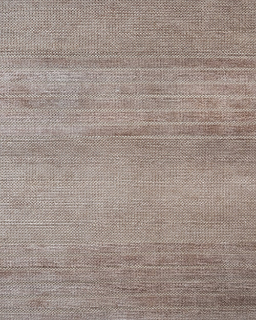 Modern Viscose Area Rug - Machine Made Stylish Home Rug with Fringed Edge