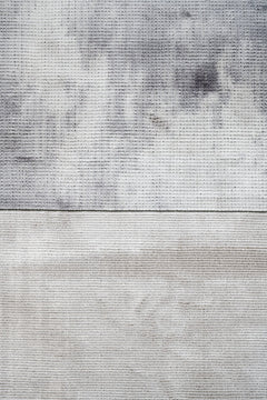 Viscose Area Rug – Machine Made Rug With Grey Frame & Fringed Edge for Living Room