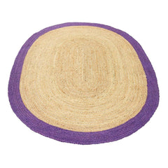 Handmade Jute Rug – Modern Purple Flatweave Area Rug by Dolce Vita
