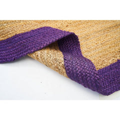 Handmade Jute Rug – Modern Purple Flatweave Area Rug by Dolce Vita