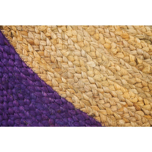 Handmade Jute Rug – Modern Purple Flatweave Area Rug by Dolce Vita