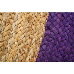 Handmade Jute Rug – Modern Purple Flatweave Area Rug by Dolce Vita