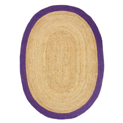 Handmade Jute Rug – Modern Purple Flatweave Area Rug by Dolce Vita