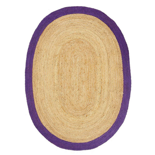 Handmade Jute Rug – Modern Purple Flatweave Area Rug by Dolce Vita