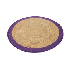Handmade Jute Rug – Purple Modern Flatweave Eco Friendly Carpet by Dolce Vita