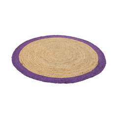 Handmade Jute Rug – Purple Modern Flatweave Eco Friendly Carpet by Dolce Vita