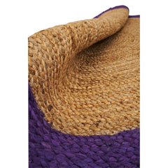 Handmade Jute Rug – Purple Modern Flatweave Eco Friendly Carpet by Dolce Vita