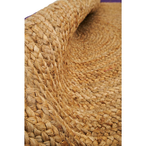 Handmade Jute Rug – Purple Modern Flatweave Eco Friendly Carpet by Dolce Vita