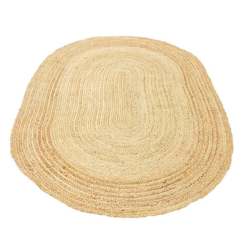Handmade Jute Rug – Modern Gold Tone Flatweave Area Rug by Dolce Vita