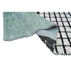 Handmade Jute Rug – Durable Beige Geometric Area Carpet Flat Weave by Dolce Vita