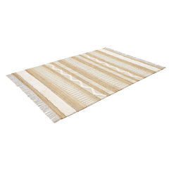 Handmade Jute Rug - Bornova Gold Classic Flatweave Area Rug by Dolce Vita