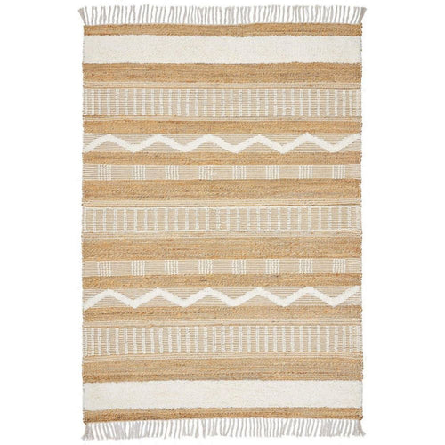 Handmade Jute Rug - Bornova Gold Classic Flatweave Area Rug by Dolce Vita