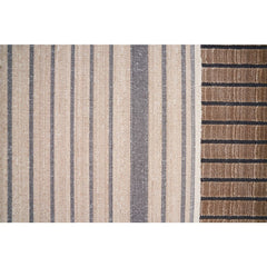 Viscose Area Rug – Machine Made Brown Frame Carpet for Living Room Luxury