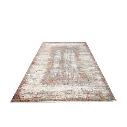 Bamboo Yarn Area Rug – Modern Cream Machine Made Rug by Dolce Vita