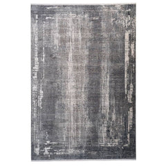 Modern Bamboo Area Rug – Machine Made Grey Flatweave Carpet for Luxury Home