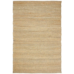 Handmade Jute Rug - Bornova Gold Modern Flatweave Carpet by Dolce Vita